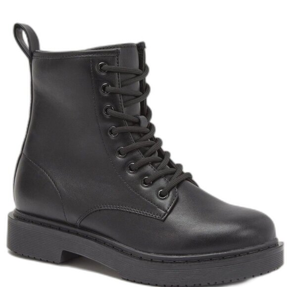 Black TredSafe Raven Slip Resistant Boots Enduropro Insole WOMEN'S SIZE 7.5 NEW - Picture 1 of 5